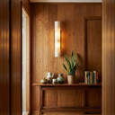 Selene Alabaster Column Sconce