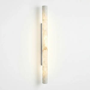 Selene Alabaster Column Sconce