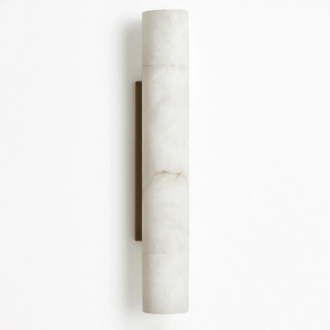 Selene Alabaster Column Sconce