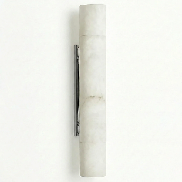Selene Alabaster Column Sconce