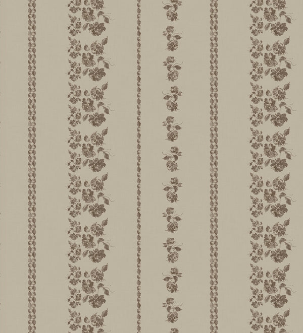 Roselle Stripe Wallpaper by Safari Natalia x Taddy Mikelaites