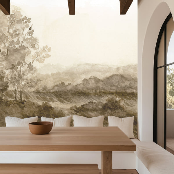 Somerset Fields Wallpaper by Safari Natalia x Taddy Mikelaites