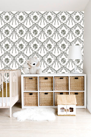 Lysa Wallpaper by Painted Hawk Design