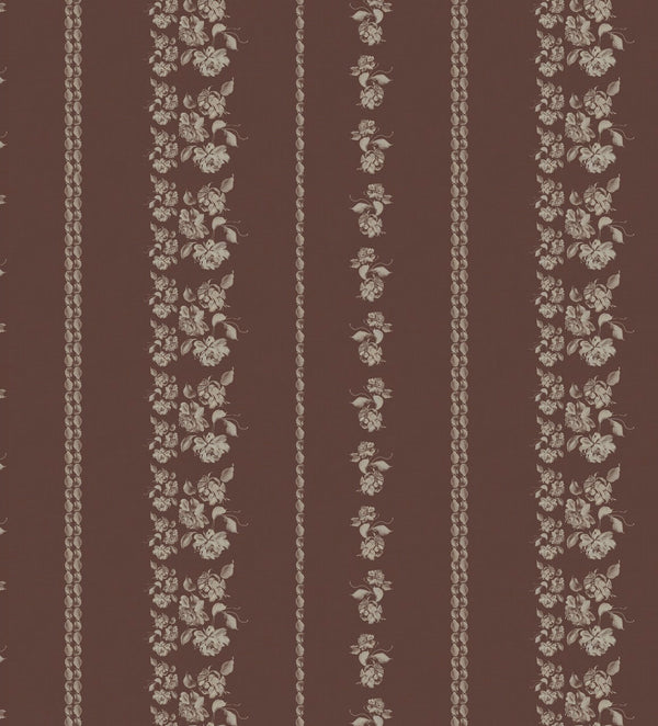 Roselle Stripe Wallpaper by Safari Natalia x Taddy Mikelaites