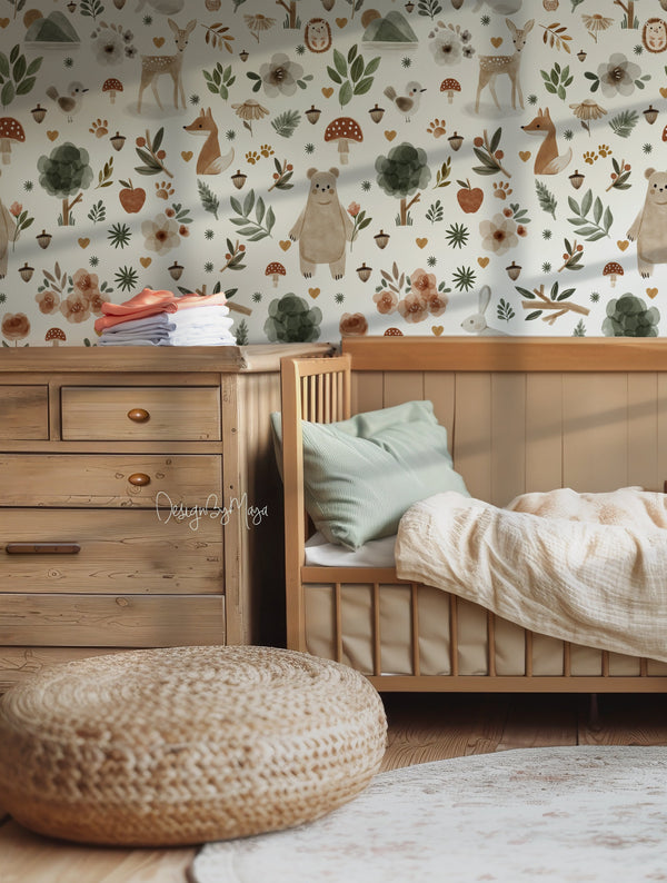 Alphabet Wallpaper - Nursery Wall Decor Wallpapers