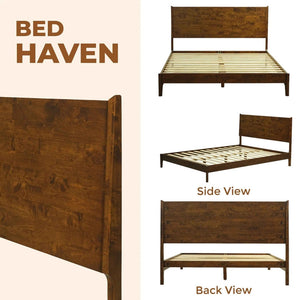 Haven Solid Wood Bed Frame - view 17