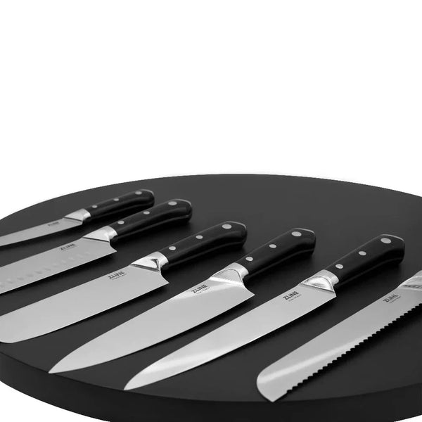 ZLINE 15-Piece Professional German Steel Kitchen Knife Block Set KSETT-GS-15 - side view