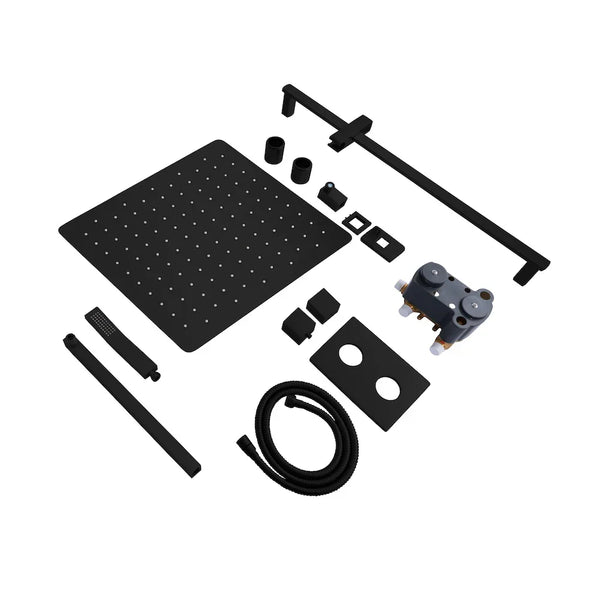 ZLINE Crystal Bay Thermostatic Shower System CBY-SHS-T2-MB