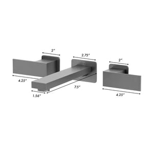 ZLINE Bliss Wall Mount Bath Faucet, BLS-BFW-GM - detail view