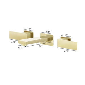 ZLINE Bliss Wall Mount Bath Faucet, BLS-BFW-PG - detail view