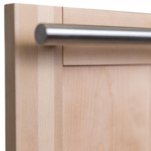 ZLINE 24' Dishwasher in Unfinished Wood with Stainless Steel Tub, DW-UF-24 - detail view