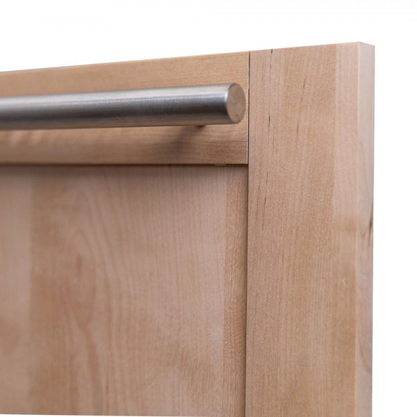 ZLINE 24' Dishwasher in Unfinished Wood with Stainless Steel Tub, DW-UF-24 - close-up