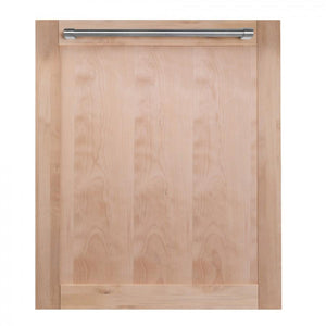 ZLINE 24' Dishwasher in Unfinished Wood with Stainless Steel Tub, DW-UF-H-24