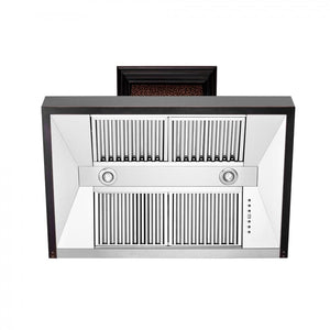ZLINE 30' Hand-Hammered Copper Finish Wall Range Hood, 655-HBXXX-30 - lifestyle photo