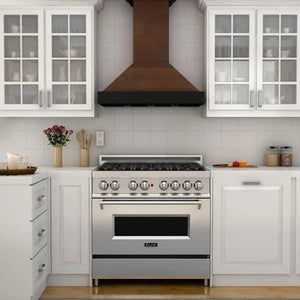 ZLINE 30" Wooden Wall Range Hood, Crown Molding KBAR-30