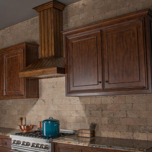 ZLINE 30' Wooden Wall Range Hood, Rustic Light, KPLL-30 - alternate view