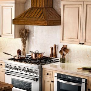 ZLINE 30' Wooden Wall Range Hood, Rustic Light, KPLL-30 - view 11