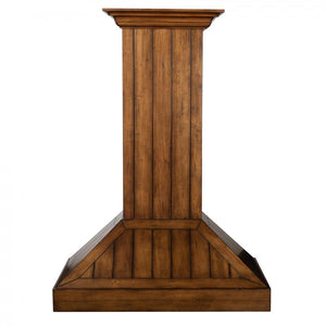 ZLINE 30' Wooden Wall Range Hood, Rustic Light, KPLL-30