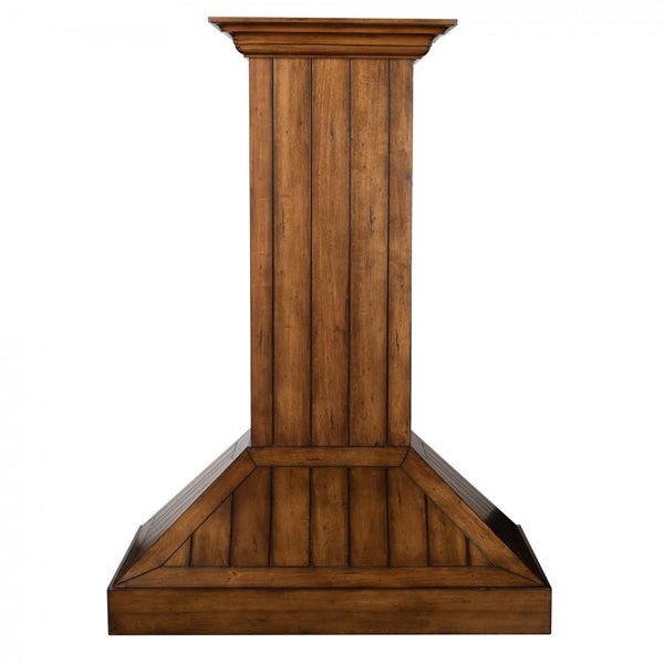 ZLINE 30' Wooden Wall Range Hood, Rustic Light, KPLL-30