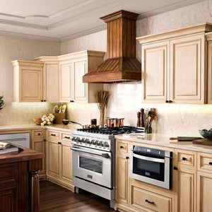 ZLINE 30' Wooden Wall Range Hood, Rustic Light, KPLL-30 - view 12
