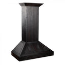 ZLINE 36' Wooden Wall Range Hood, Rustic Dark, KPDD-36