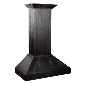 ZLINE 36' Wooden Wall Range Hood, Rustic Dark, KPDD-36