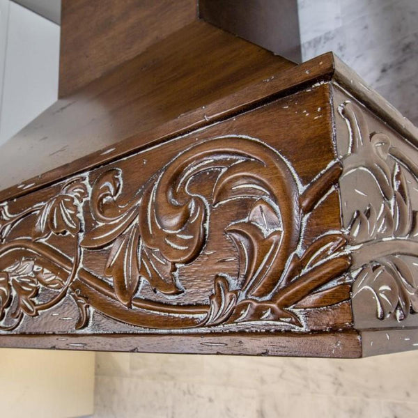 ZLINE 42" Wooden Wall Range Hood, Remote Motor, 373RR-RD-42