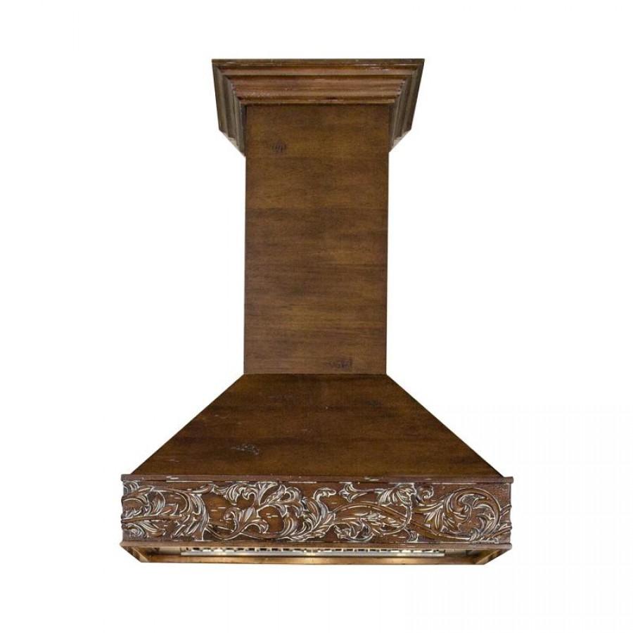 ZLINE 42" Wooden Wall Range Hood, Remote Motor, 373RR-RD-42