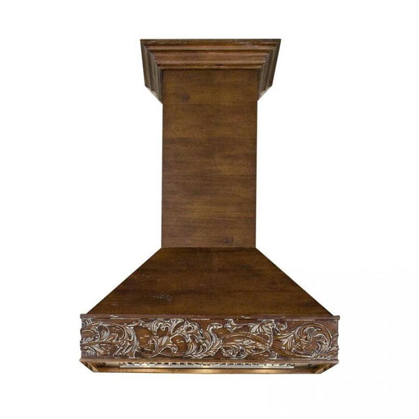 ZLINE 42" Wooden Wall Range Hood, Remote Motor, 373RR-RD-42