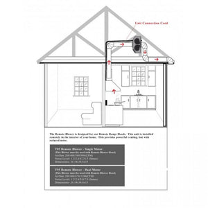 ZLINE 42" Wooden Wall Range Hood, Remote Motor, 373RR-RD-42