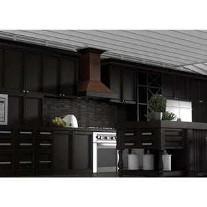 ZLINE 48' Wooden Wall Range Hood, Crown Molding KBAR-48 - dimensions