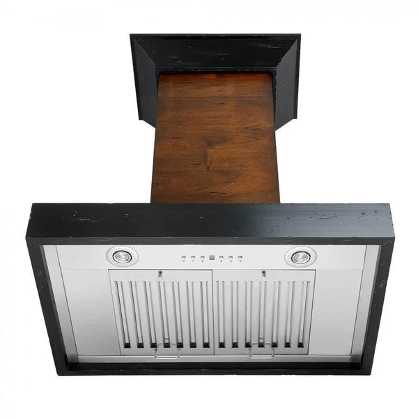 ZLINE 48' Wooden Wall Range Hood, Crown Molding KBAR-48 - close-up
