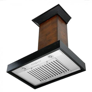 ZLINE 48' Wooden Wall Range Hood, Crown Molding KBAR-48 - detail view