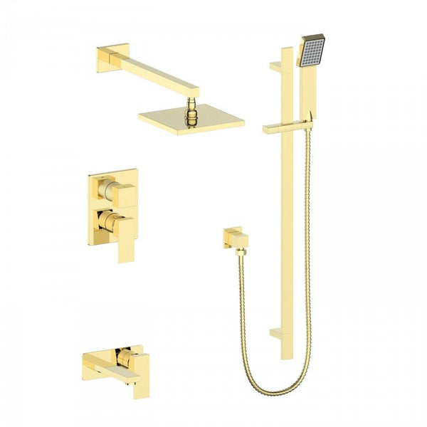 Z Line Shower System ZLINE Bliss Shower System in Polished Gold, BLS-SHS-PG