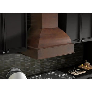 ZLINE 30' Wooden Wall Range Hood, Crown Molding 369WH-30 - side view