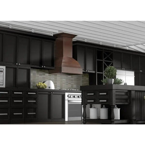 ZLINE 30' Wooden Wall Range Hood, Crown Molding 369WH-30 - detail view