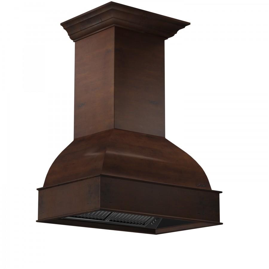 ZLINE 30" Wooden Wall Range Hood, Hamilton, Remote Motor, 369WH-RD-30