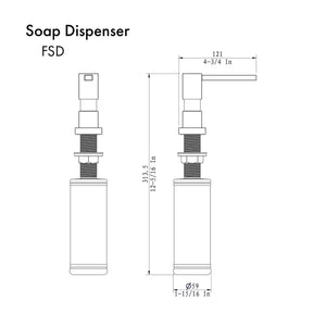 ZLINE Faucet Soap Dispenser FSD-PG
