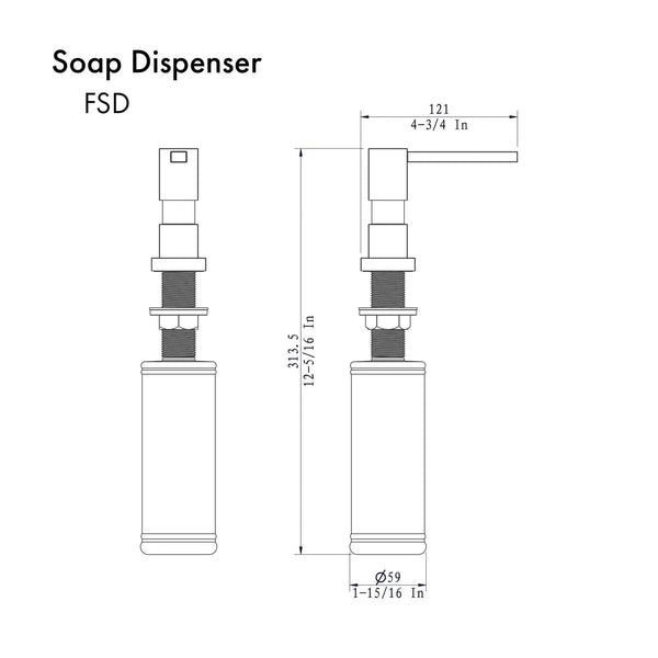 ZLINE Faucet Soap Dispenser FSD-CB