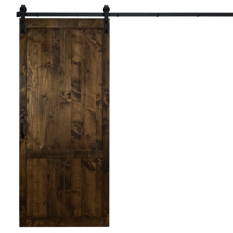 Dark Chocolate Country Vintage Sliding Barn Door