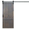 Ash Gray Country Vintage Sliding Barn Door