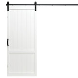 White Country Vintage Sliding Barn Door