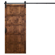 Walnut 5 Panel Barn Door