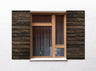 Dark Wood Wood Exterior Shutters