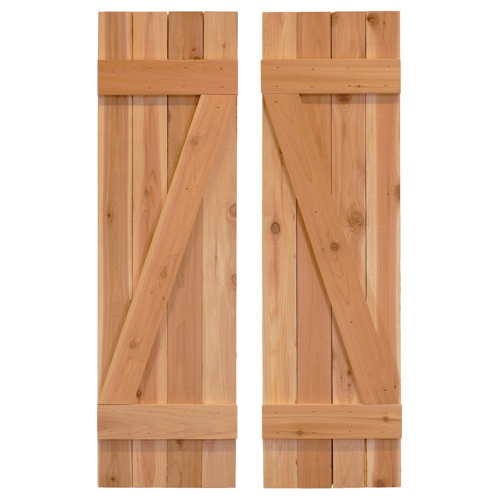 Dirty Blonde Z Wood Shutters