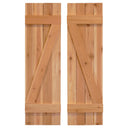 Dirty Blonde Z Wood Shutters